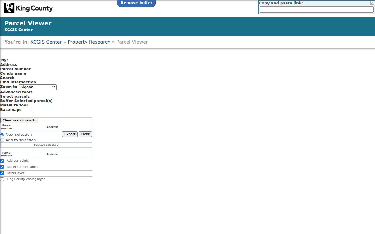 Shoreline people search with King County Parcel Viewer