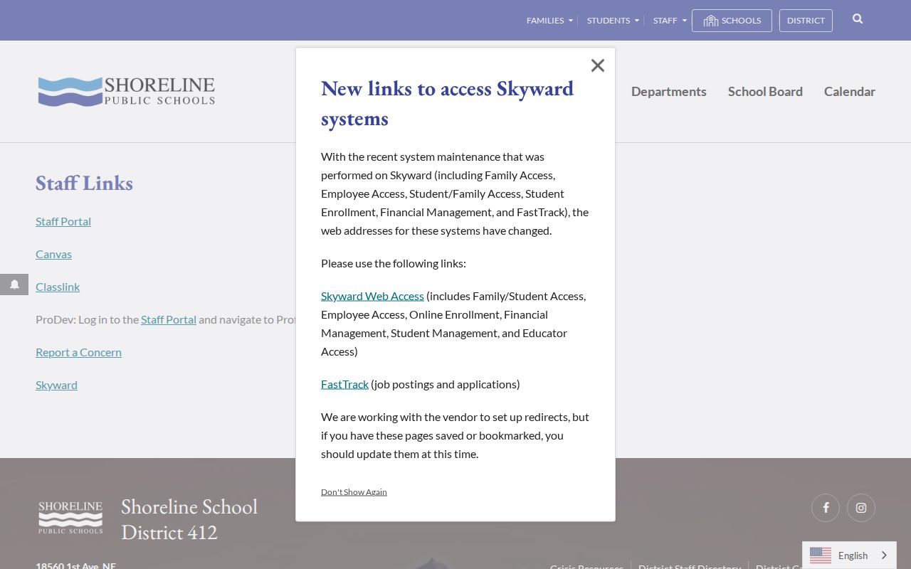 Shoreline people directories school district staff search